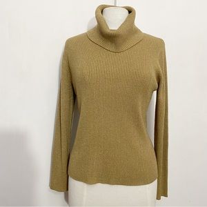 OUTFIT JPR EUC ribbed turtleneck with metallic threads for sparkle very soft L